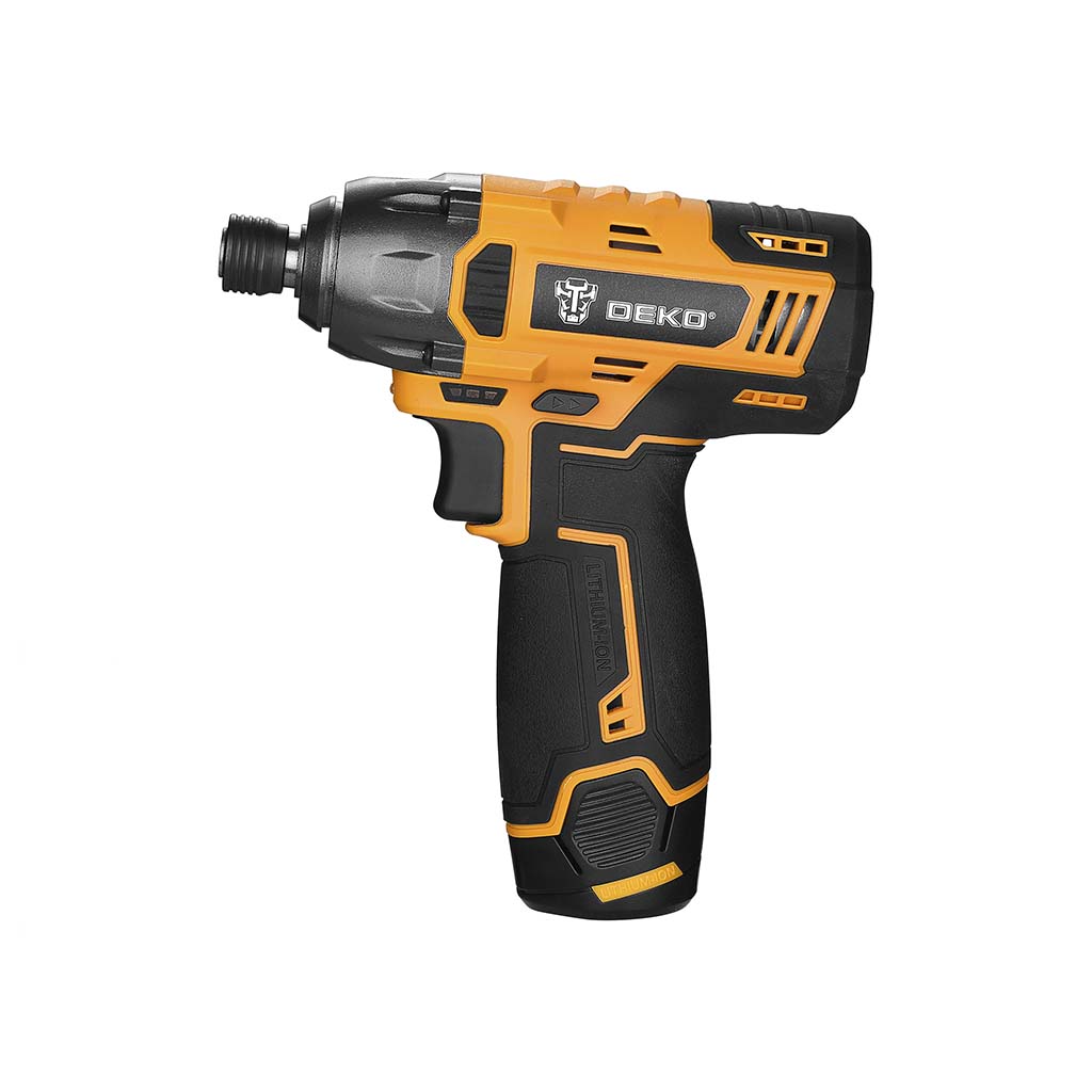 Atornillador De Impacto 12V 1/4'' c/Batería y Cargador DEKO