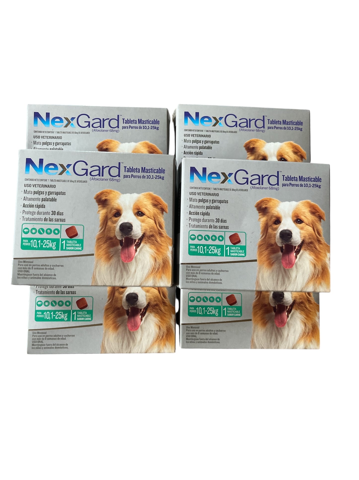 NEXGARD 10-25 KILOS COMPRIMIDO MASTICABLE