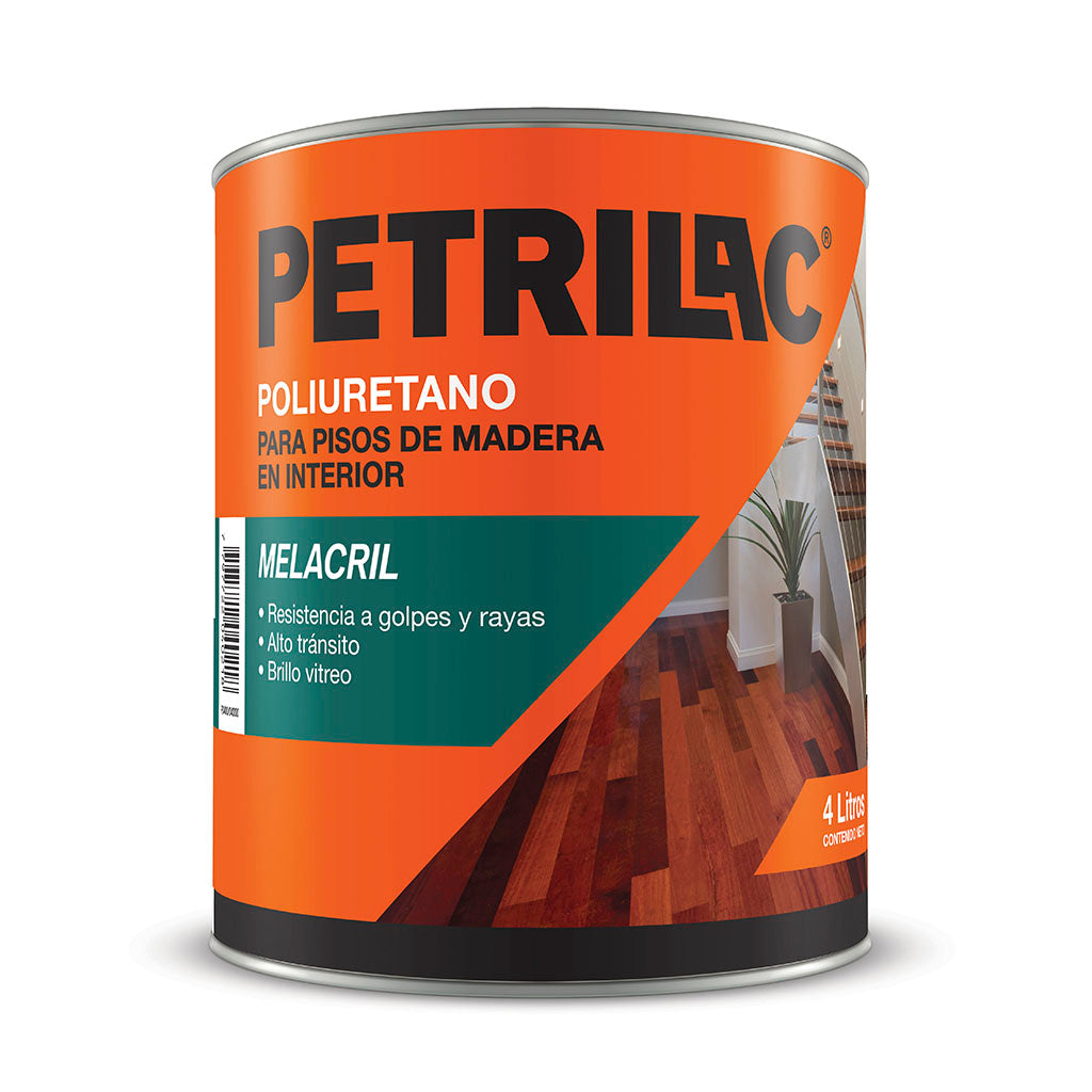 Plastificante Rolac Poliuretano Satinado P1701 PETRILAC x 4 litros