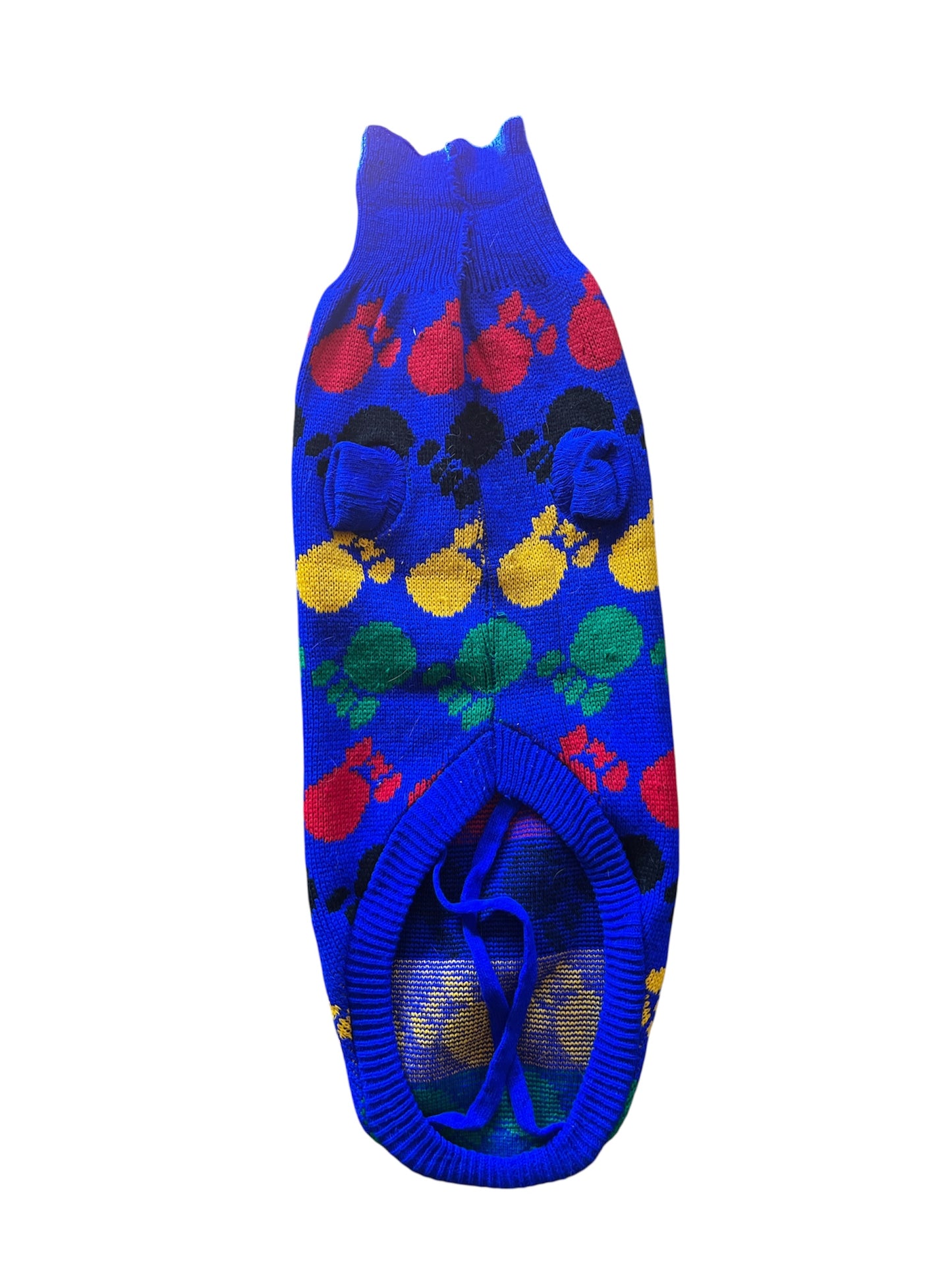 Buzo Tipo Capa De Lana Tejido Para Perros 70 X 27 Cm