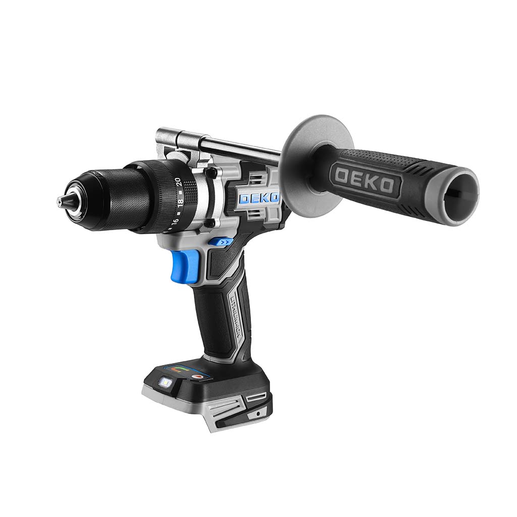 Taladro con percutor 20V sin batería de carga DEKO