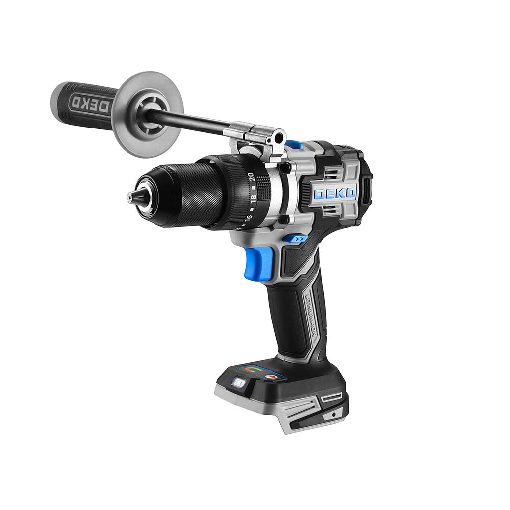 Taladro con percutor 20V sin batería de carga DEKO