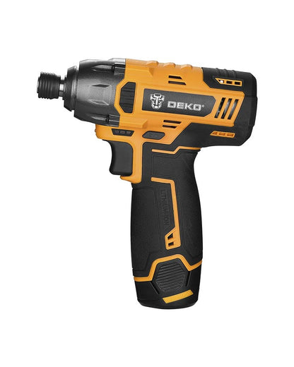 Atornillador De Impacto 12V 1/4'' c/Batería y Cargador DEKO