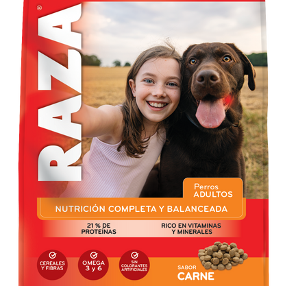 Alimento para Perros Adultos sabor Carne 21 Kg RAZA