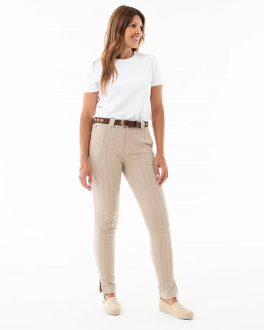Pantalón bombacha montar de mujer PAMPERO - Beige