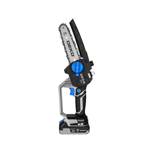 Mini Motosierra Podadora a Batería 6'' 20V C/1 Bat. y Carg. DEKO