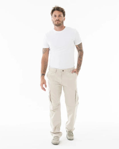 Pantalón cargo clásico Pampero hombre - Natural