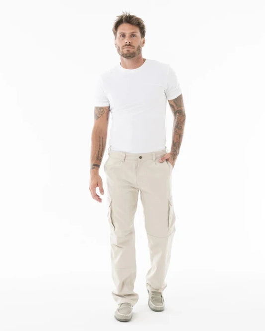 Pantalón cargo clásico Pampero hombre - Natural