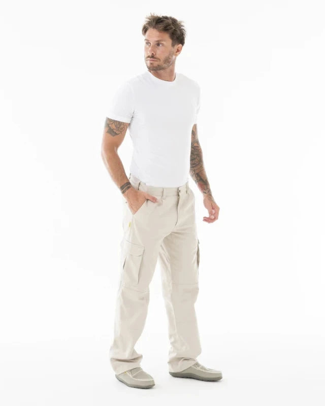 Pantalón cargo clásico Pampero hombre - Natural