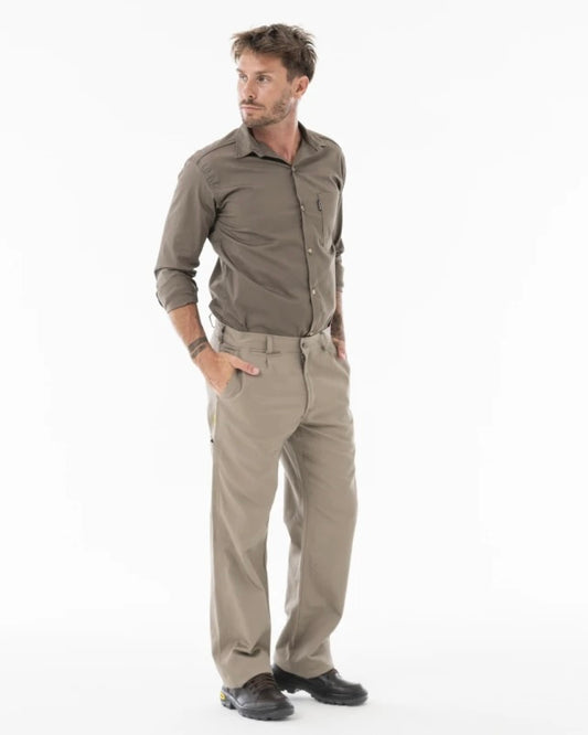 Pantalón trabajo clásico Pampero hombre - Beige