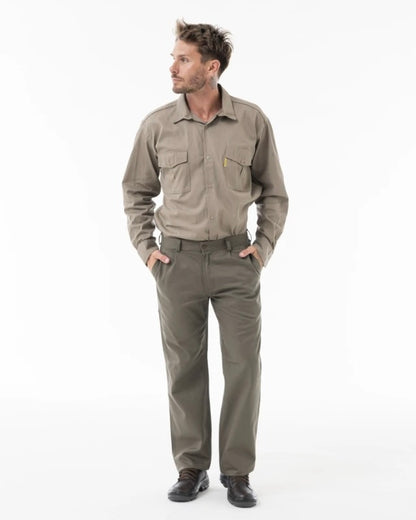 Pantalón trabajo clásico Pampero hombre - Verde