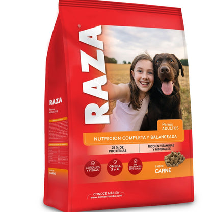 Alimento para Perros Adultos sabor Carne 21 Kg RAZA